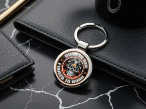Safety Personalized Pet Keychains Alloy Stylish